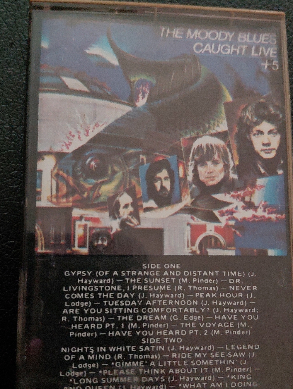 The Moody Blues "Caught Live +5"  Cassette